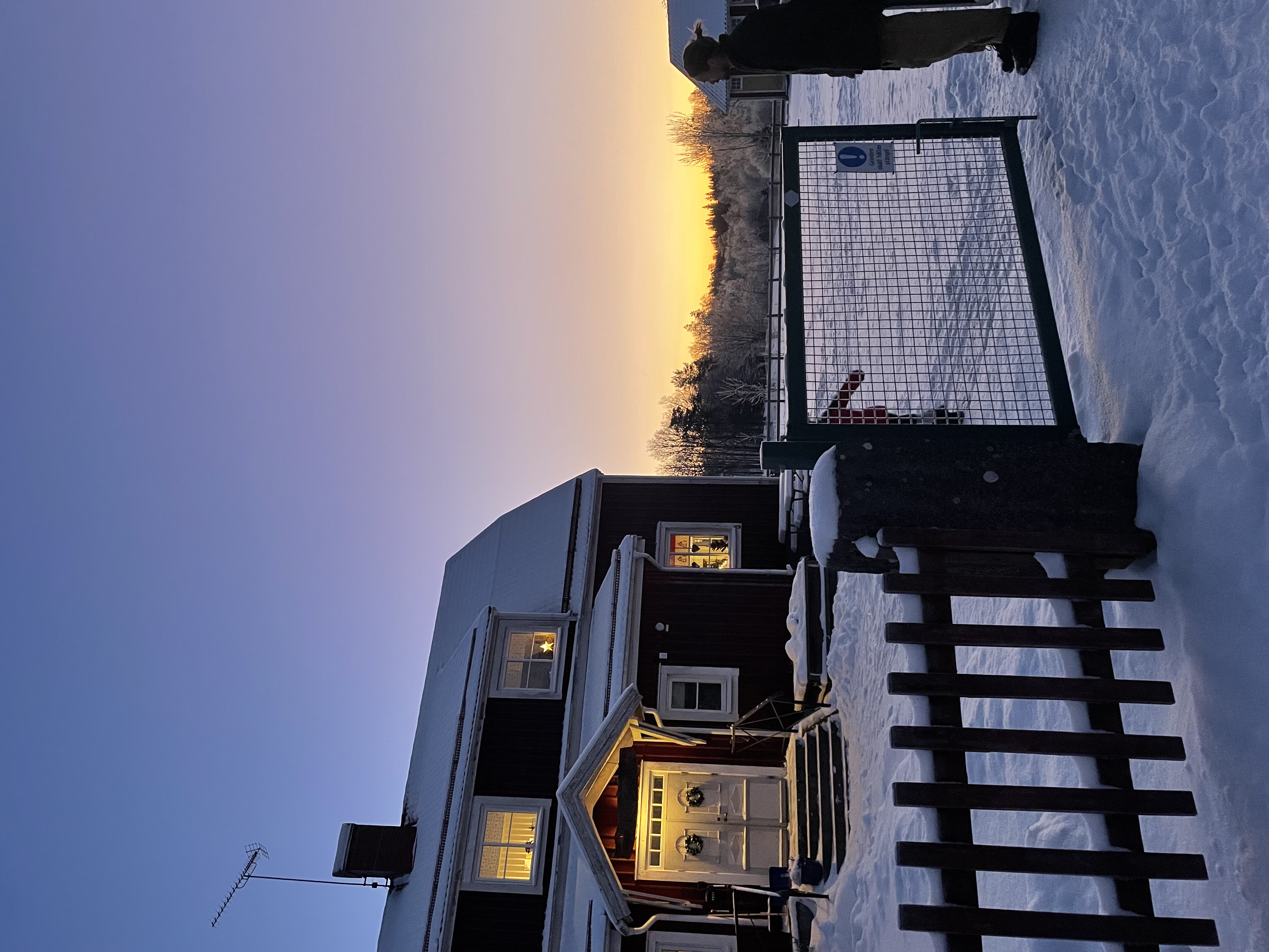 Vintermorgon på Lyckan